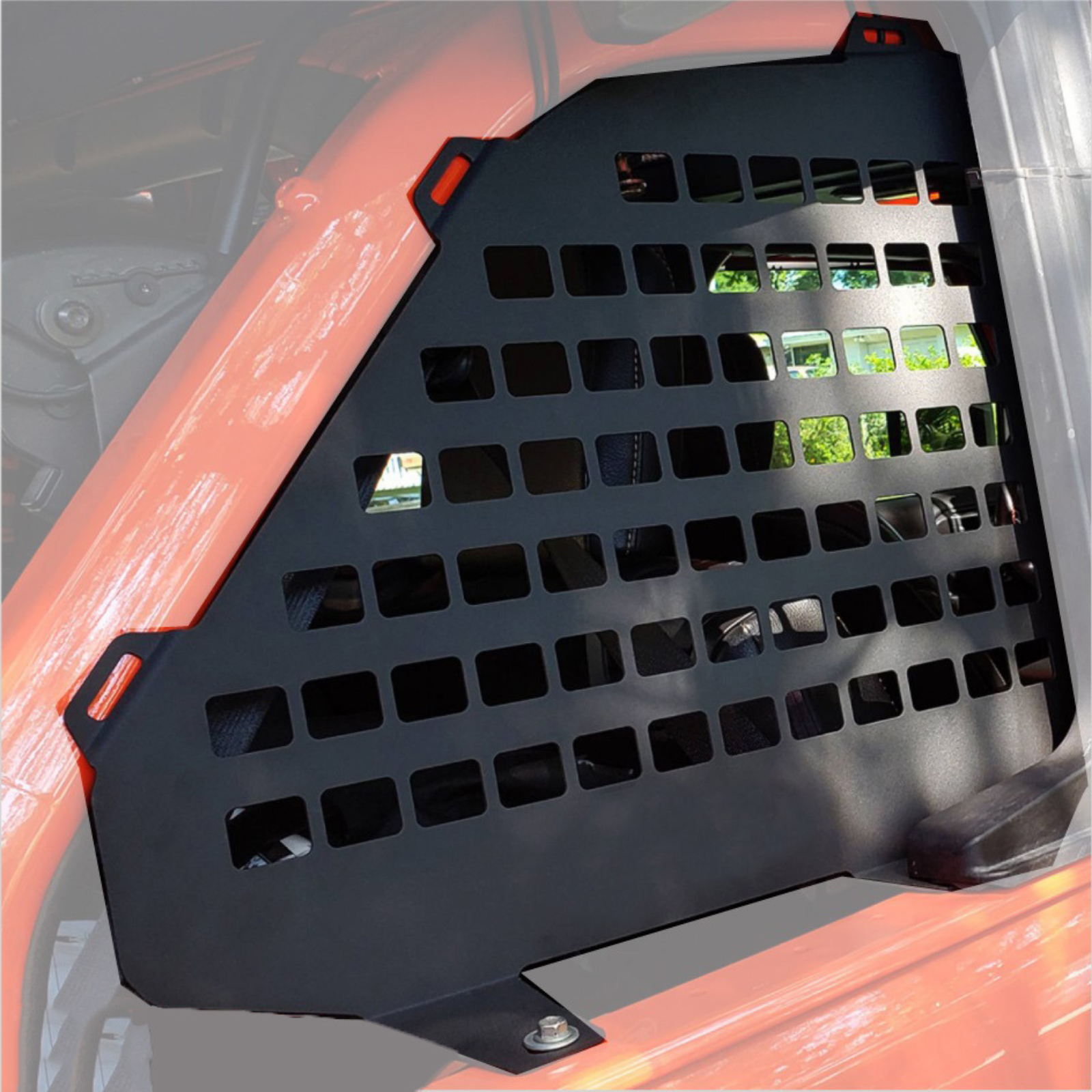 1600х1600 Модульна система зберігання Molle (Молле) для вікон багажника Jeep Wrangler JK/JL/TJ - Зображення 1