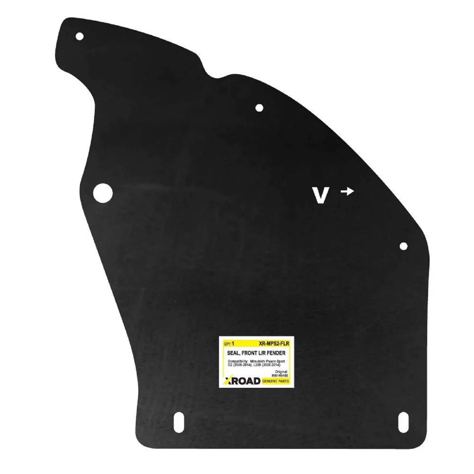 4dbeaa92-3fde-404f-8f8a-fb8a50ad1a76 Пильник моторного відсіку передня частина лівий/правий для Mitsubishi Pajero Sport G2 (2008-2014), L200 (2005-2014) - Зображення 1