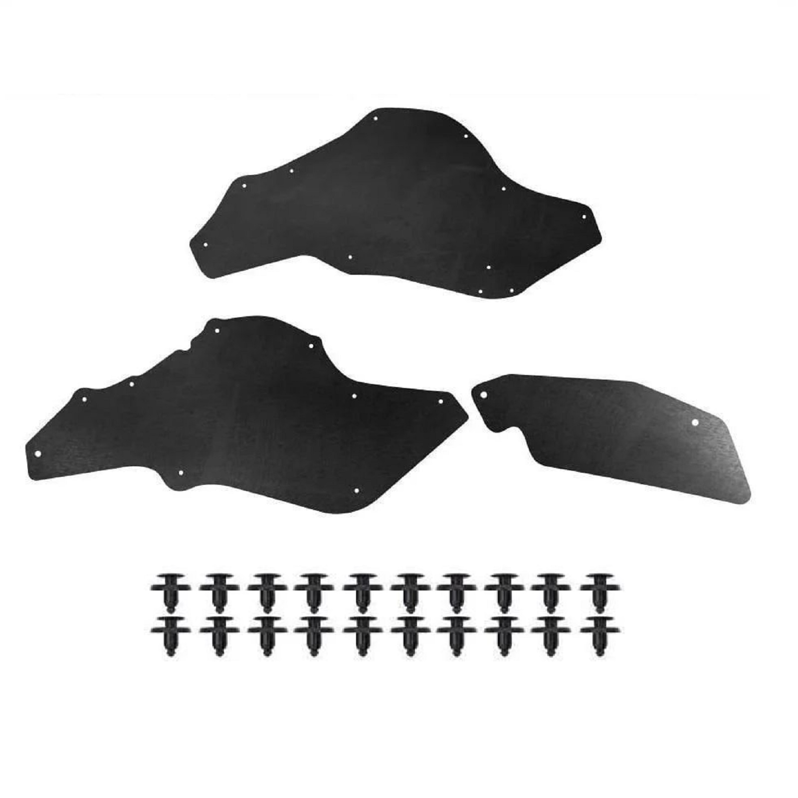 6739686f-62a6-46de-9149-a6af96979762 Комплект посиленого брудозахисту моторного відсіку з набором кліпс для Nissan Patrol Y61 - Зображення 1