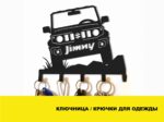 Ключниця настінна / Гачки для одягу - Suzuki Jimny - Зображення 2