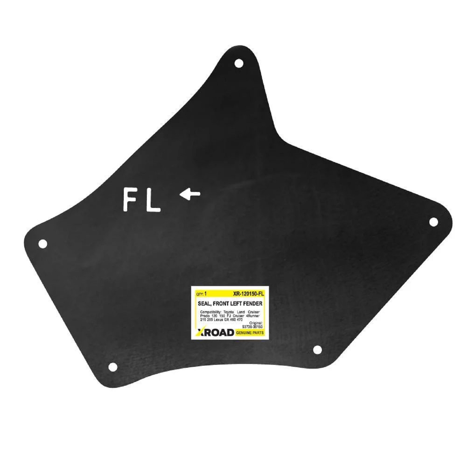 9eb4bdd5-f662-4e4a-b8fa-02e8de621a08 Пильник моторного відсіку передня частина лівий на Toyota/Lexus - Зображення 1