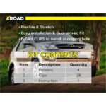 Комплект посиленого брудозахисту моторного відсіку з набором кліпс для Toyota Fortuner G1 (2005-2015) - Зображення 3