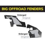 Комплект посиленого брудозахисту моторного відсіку з набором кліпс для Toyota Hilux G8 (2015-т.ч.) - Зображення 3