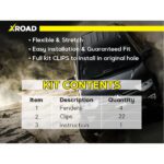 Комплект посиленого брудозахисту моторного відсіку з набором кліпс для Mitsubishi L200 (2005-2014) - Зображення 3