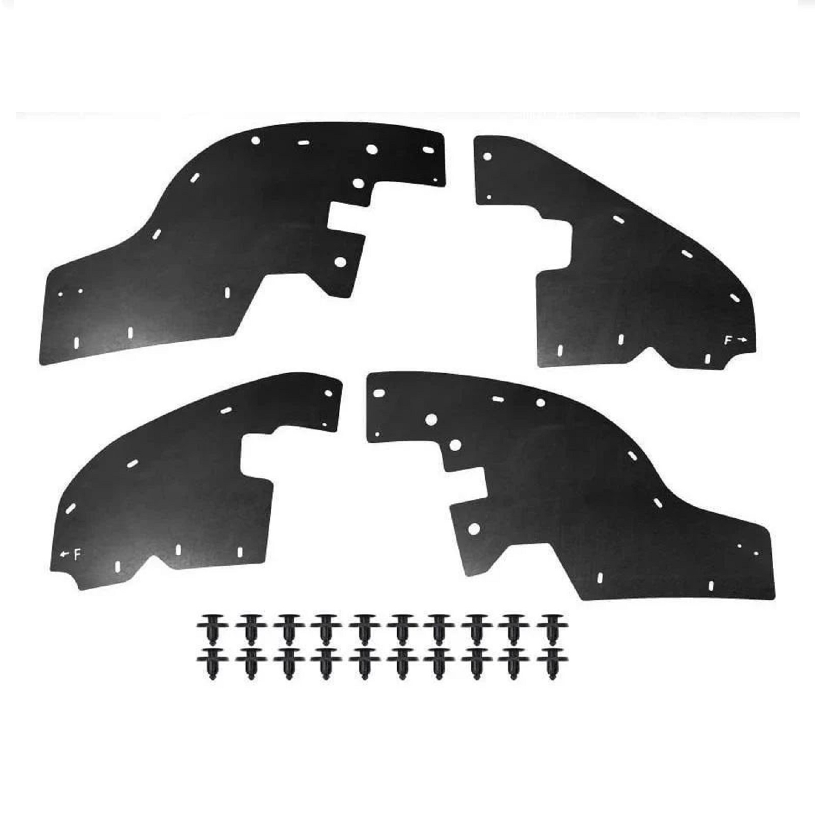 a20b99a9-95ac-4599-af84-dcd7b8e14bba Комплект посиленого брудозахисту моторного відсіку з набором кліпс для Lexus LX 200 (2008-т.ч.) - Зображення 1