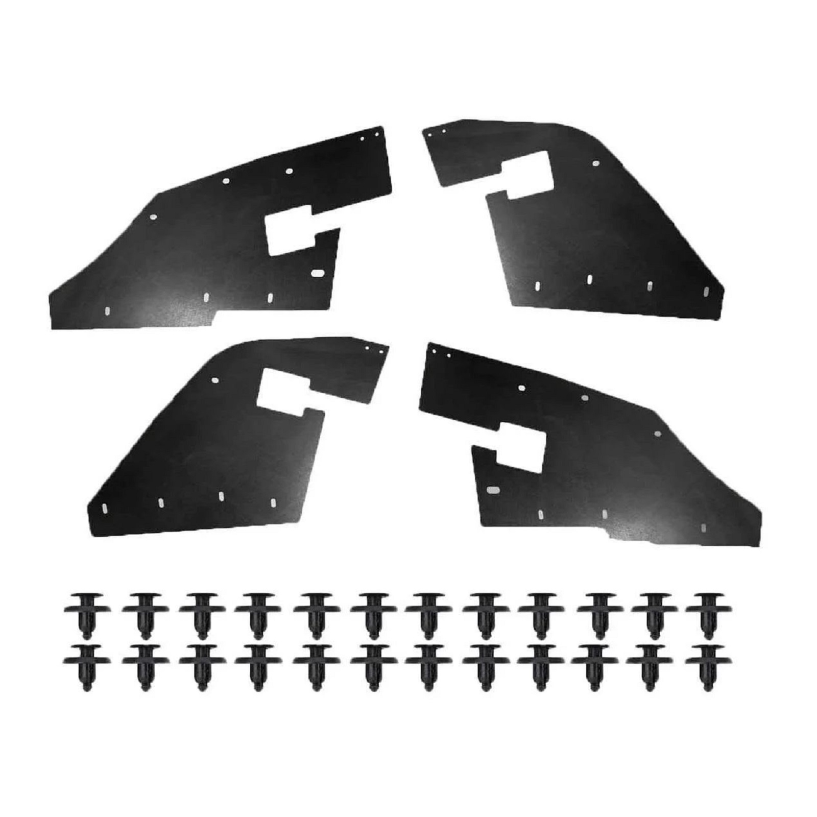 adb87d82-a5ca-42e8-a8ef-c24fee296c42 Комплект посиленого брудозахисту моторного відсіку з набором кліпс для Toyota Tundra Sequoia G1 (2001-2006) - Зображення 1