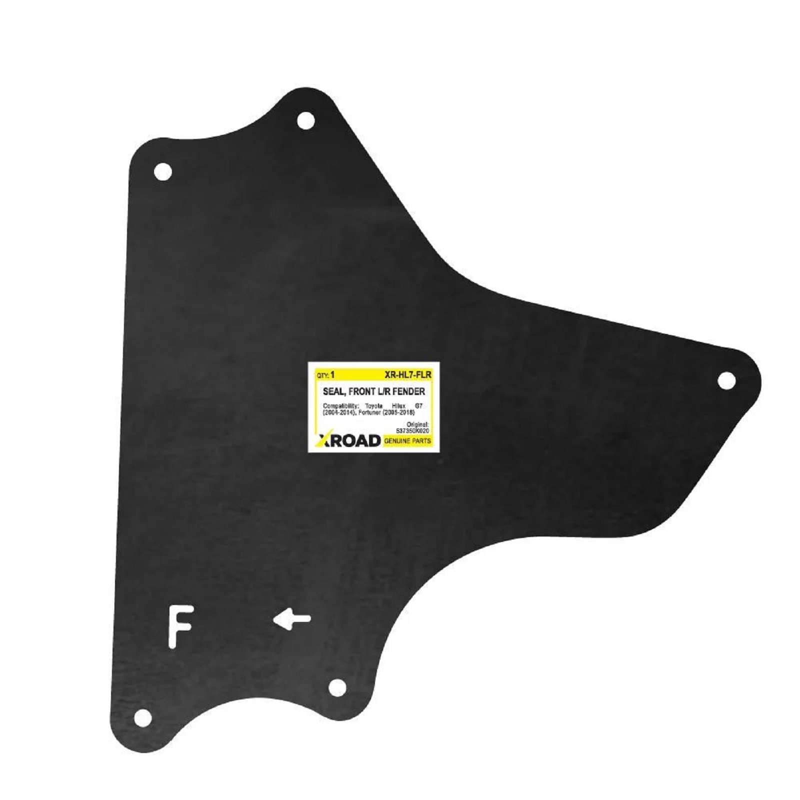 f7ca26bf-eb1e-4f2f-931c-590a1cbcc4e4 Пильник моторного відсіку передня частина лівий/правий для Toyota Hilux G7 (2004-2014), Fortuner (2005-2015) - Зображення 1