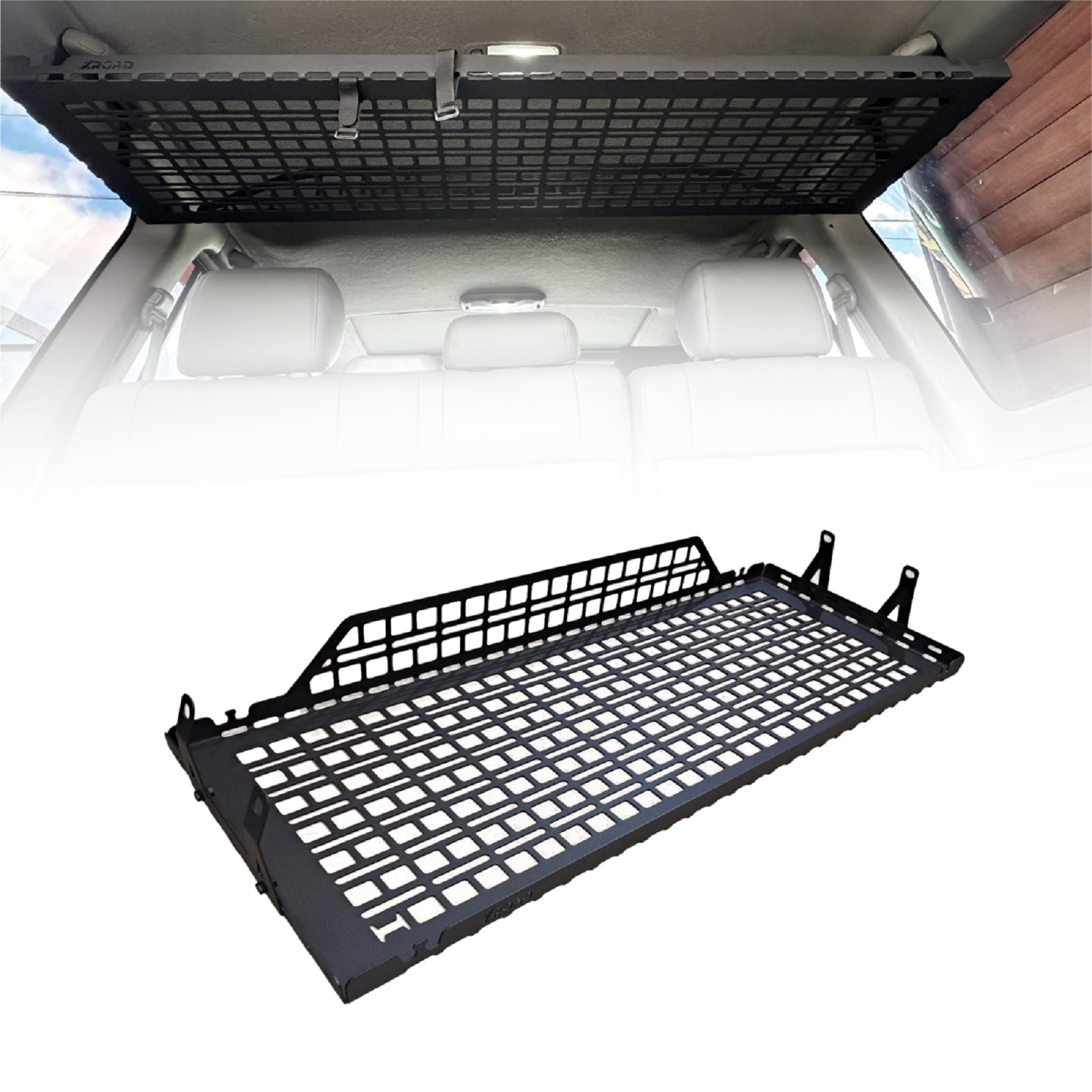 tlc100-rozetka_polka-1 Полиця під стелю в багажник Toyota Land Cruiser 100 - Зображення 1