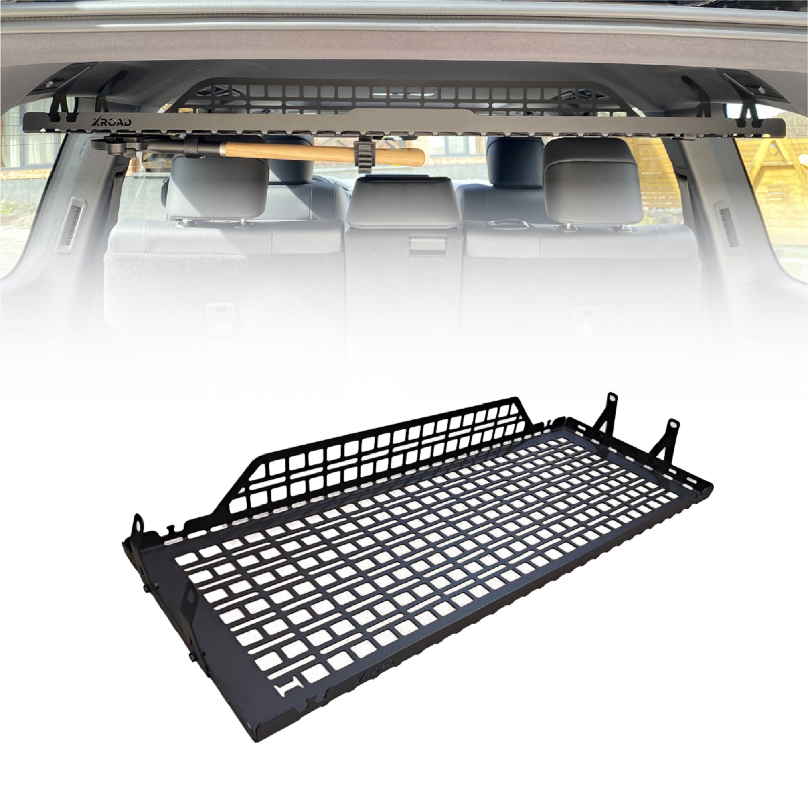 tlc300-rozetka_polka-1 Полиця під стелю в багажник Toyota Land Cruiser 300 - Зображення 1