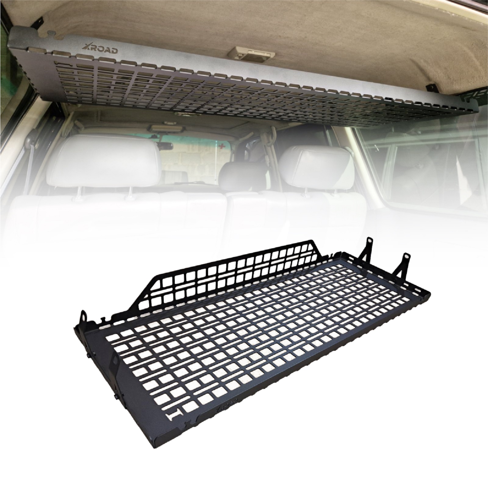 tlc80-rozetka_polka-1 Полиця під стелю в багажник Toyota Land Cruiser 80 - Зображення 1