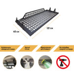 Полиця під стелю в багажник Toyota Land Cruiser 80 - Зображення 3