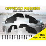 Комплект посиленого брудозахисту моторного відсіку з набором кліпс для Lexus LX470 (1998-2007) - Зображення 2