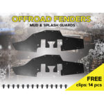 Комплект посиленого брудозахисту моторного відсіку з набором кліпс для Toyota 4Runner 130 (1989-1995) - Зображення 2