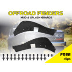 Комплект посиленого брудозахисту моторного відсіку з набором кліпс для Toyota Land Cruiser 60 (1980-1992) - Зображення 2