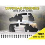 Комплект посиленого брудозахисту моторного відсіку з набором кліпс для Ford Ranger (2011-т.ч.) - Зображення 2