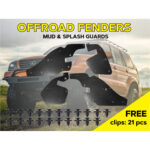 Комплект посиленого брудозахисту моторного відсіку з набором кліпс для Lexus GX 470 (2002-2009) - Зображення 2