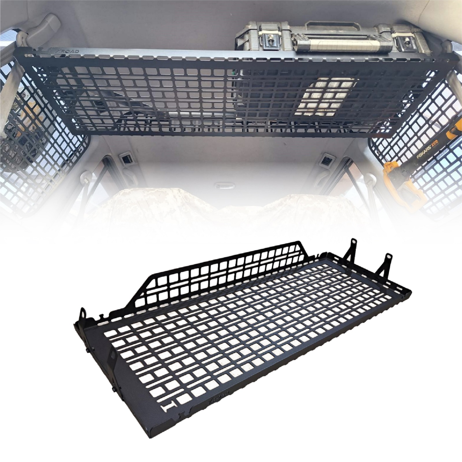 90-rozetka_polka-1 Полиця під стелю в багажник Toyota Land Cruiser Prado 90 - Зображення 1