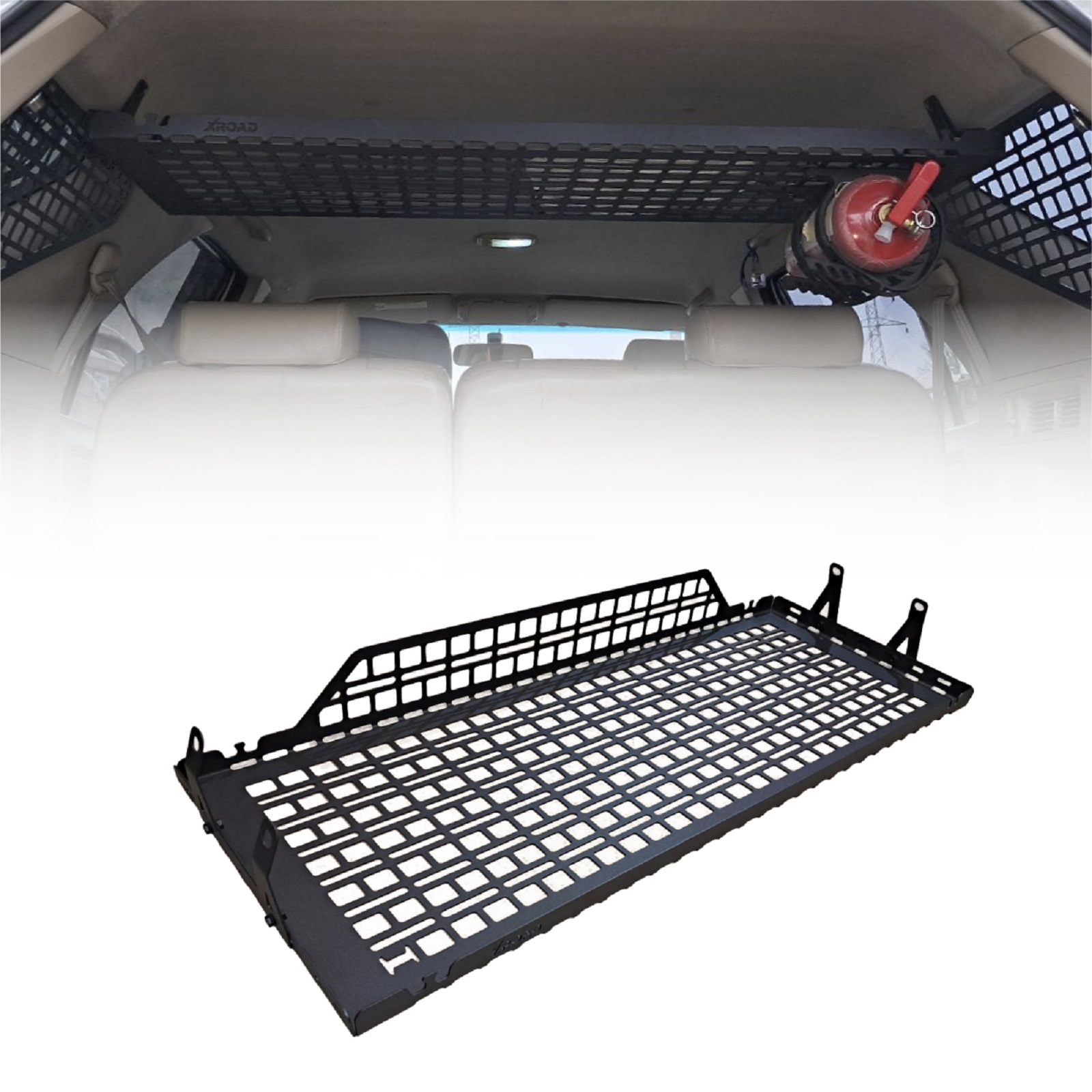 ft1-rozetka_polka-1 Полиця під стелю в багажник Toyota Fortuner G1 (2005-2015) - Зображення 1