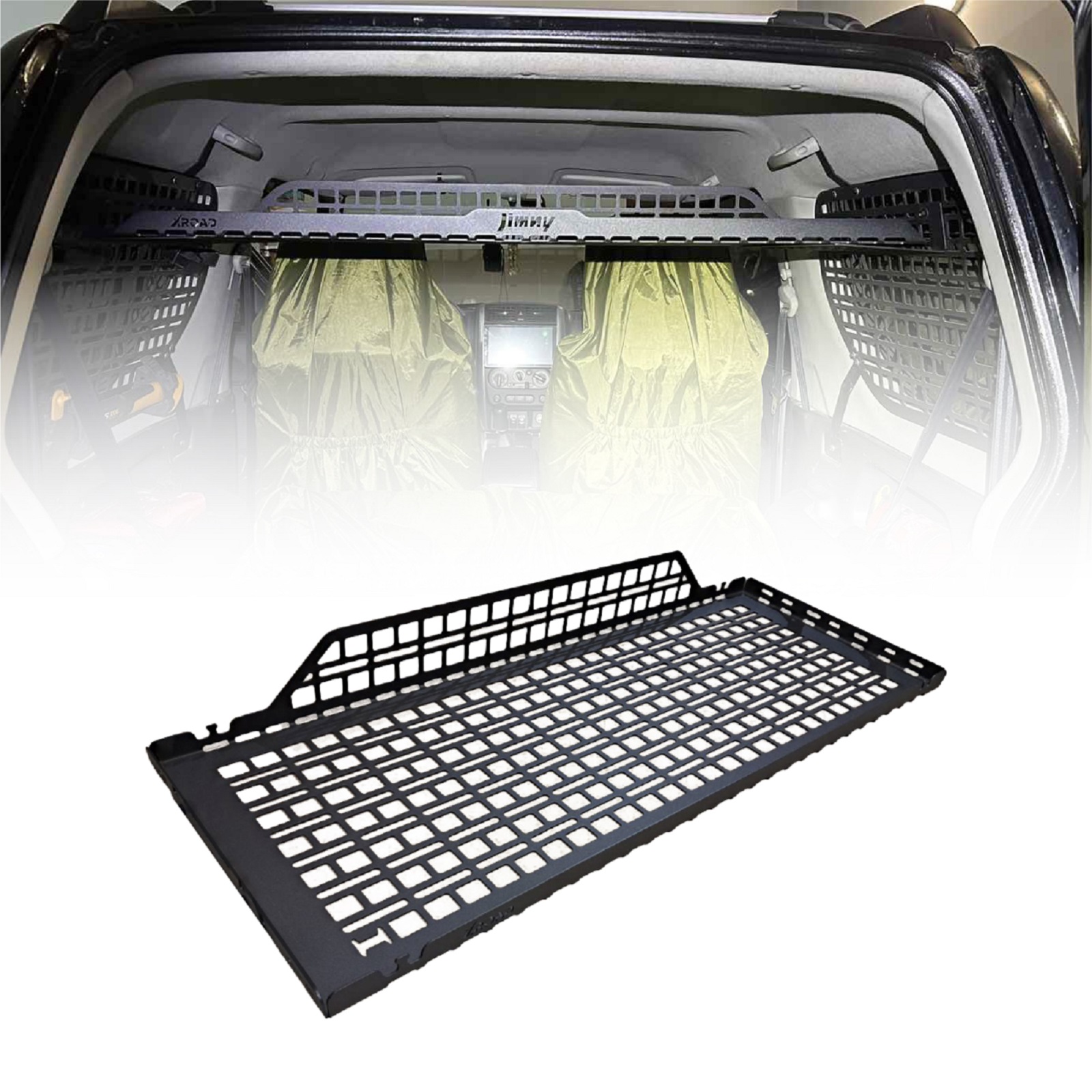 jimny1998-rozetka_polka-1 Полиця під стелю в багажник Suzuki Jimny JB23/JB33/JB43/JB53 (1998-2018) - Зображення 1