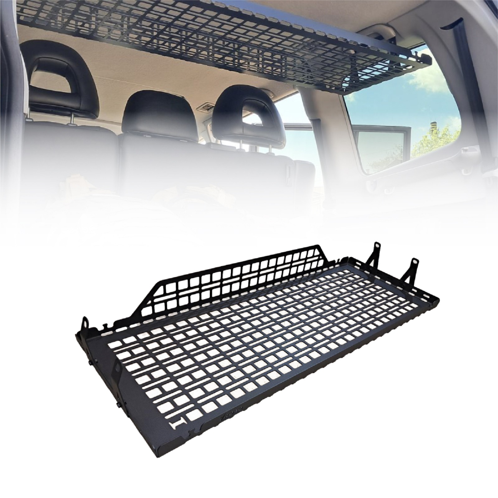 mp3-rozetka_polka-1 Полиця під стелю у багажник Mitsubishi Pajero 3 (1999-2006) - Зображення 1