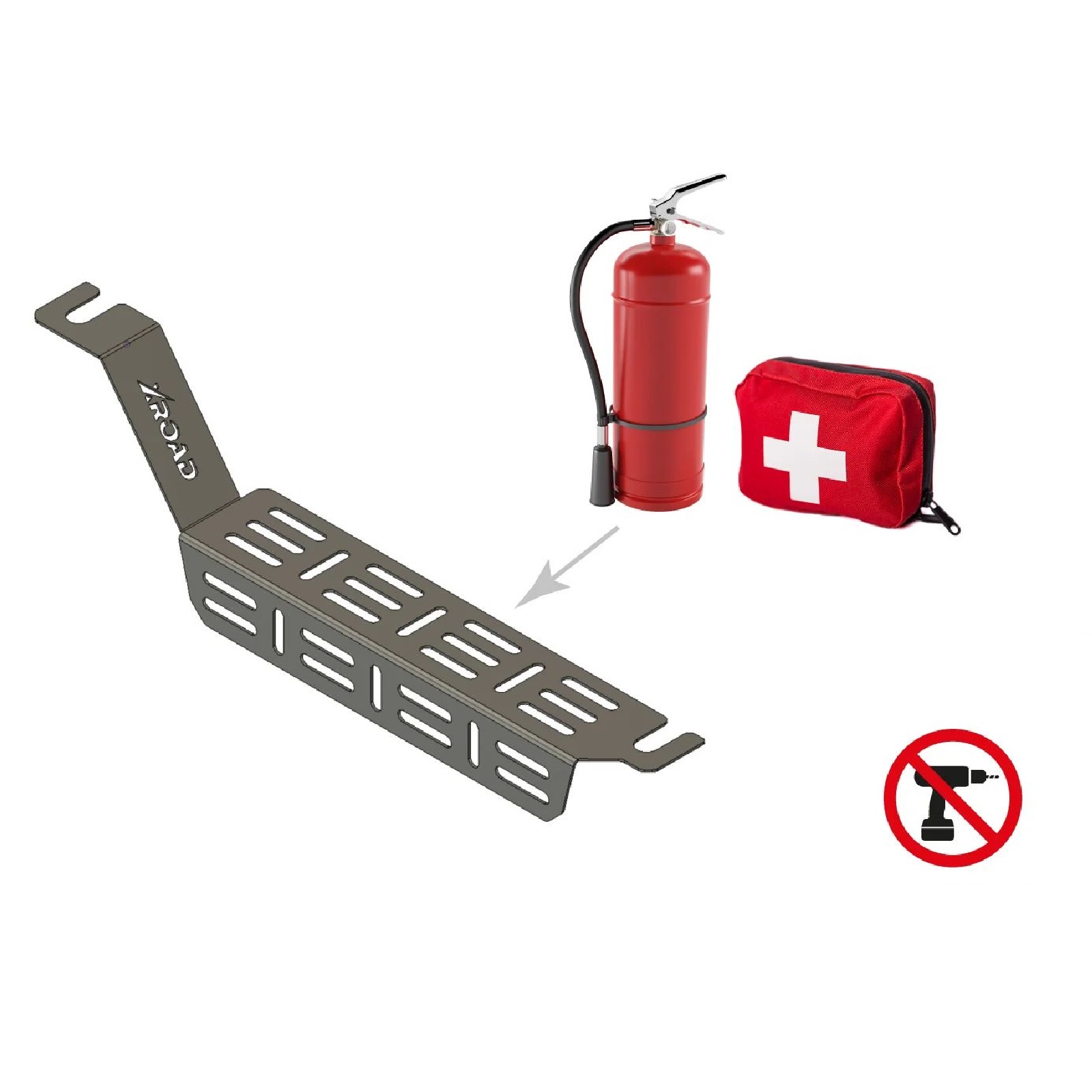 67643356 - копия Molle (Молле) панель під переднє сидіння Suzuki Jimny (2018+) - Зображення 1