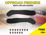 Комплект посиленого брудозахисту задньої арки з набором кліпс для Mitsubishi L200 (2005-2014) - Зображення 2