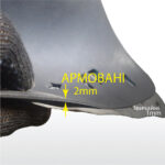 Комплект посиленого брудозахисту задньої арки з набором кліпс для Mitsubishi L200 (2005-2014) - Зображення 4